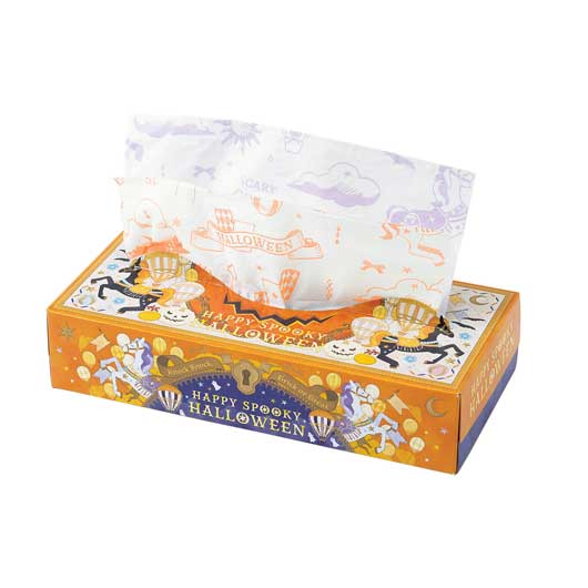 【60個単位】ハッピーハロウィン/ボックスティッシュ