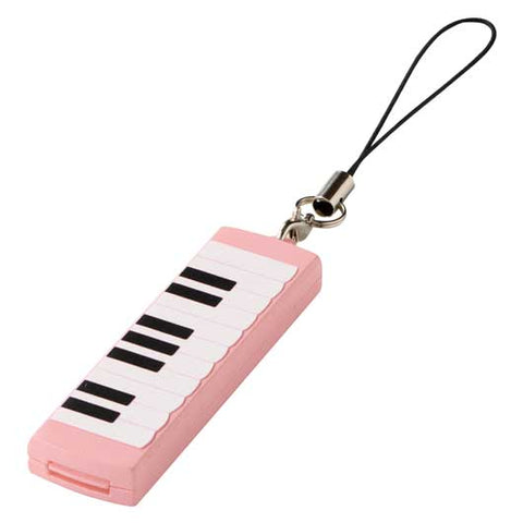  ピアノライン鍵盤ハーモニカホイッスル（ピンク）
