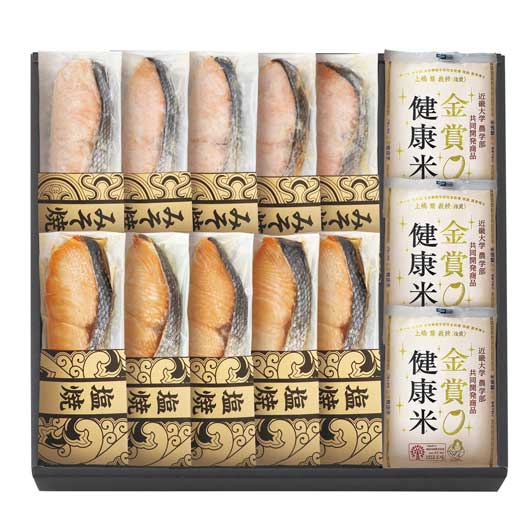 鮭乃家　そのまま食べれる鮭切り身　金賞健康米セット　　ＳＹＲＲ－ＨＪ２画像2
