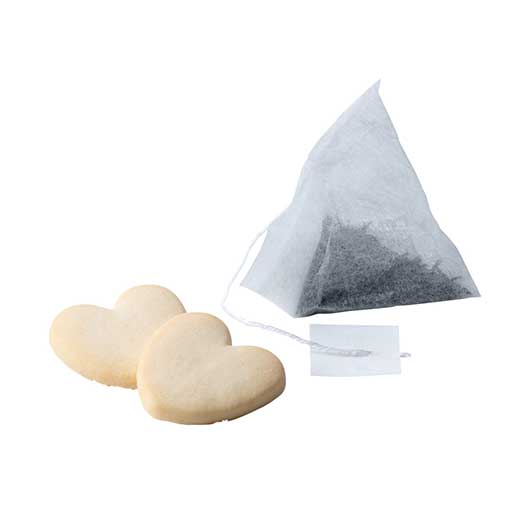 【プチギフト 300円 】 ＬＯＶＥ♡フレーバーバスケット（紅茶＆クッキー）1個当たり300円 ４０個セット
ウェディングギフト 紅茶 チューリップ かわいい 名入れ 結婚式 ありがとう 感謝 画像4