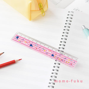  ピアノライン　１５ｃｍ定規（スター）