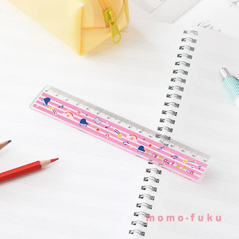  ピアノライン　１５ｃｍ定規（スター）