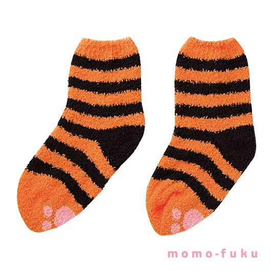 アニマルもこもこソックス（とら）画像2