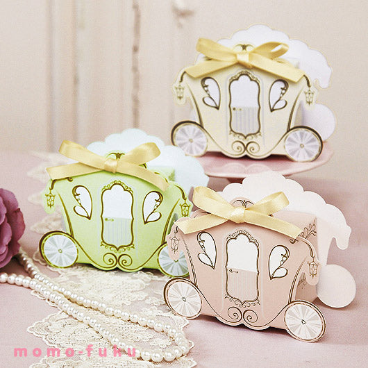 【プチギフト 300円】プティ・コーチ（ハートパイミニ）
結婚式 引き出物 ありがとう お菓子 かわいい プリンセス お土産 感謝画像5