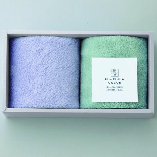 プラチナカラー・ハンカチタオル2Pセット（化粧箱入り）画像7