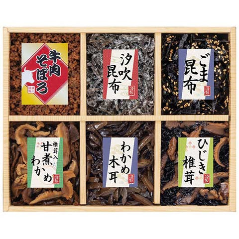  廣川昆布 風味彩々 6品佃煮詰合せ
