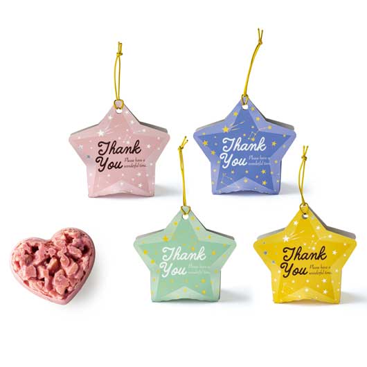  【プチギフト 300円】 キラキラスター 単品
オブジェ お菓子 かわいい ハートチョコ 販促品 イベント クリスマス 景品