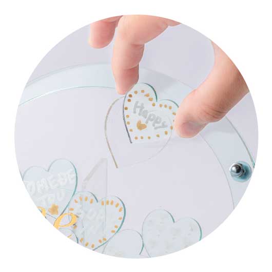 ウェディングドロップス　５０名用（クリア）画像4