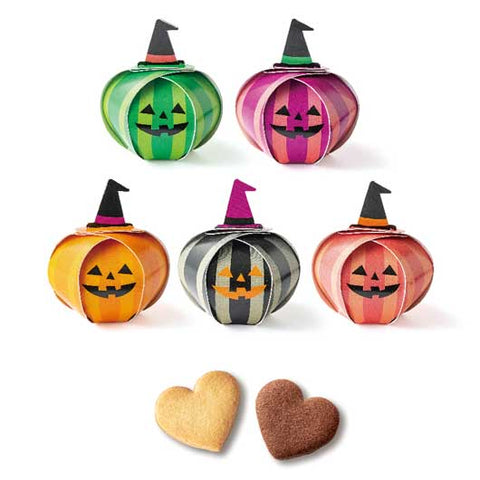  【プチギフト 300円】ハピハピハロウィン（クッキー）単品
ハロウィンのかぼちゃ 収穫祭 ハロウィン 結婚式 ハートクッキー かわいい イベント ノベルティ お菓子 ギフト 個包装 おしゃれ
