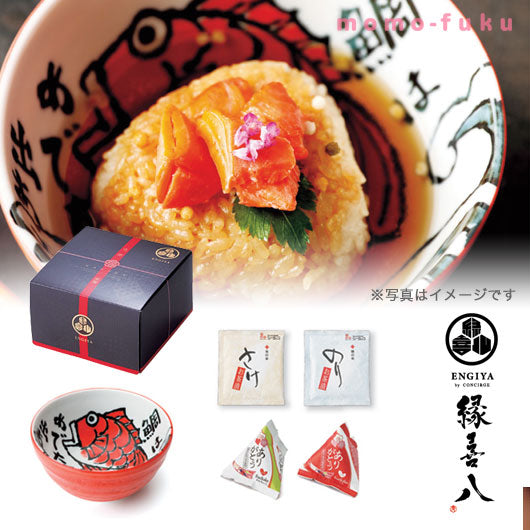  【プチギフト】めで鯛どんぶり（赤）ご飯のおともセット
結婚式 引き出物 和風 めで鯛 お茶漬け ふりかけ ギフト