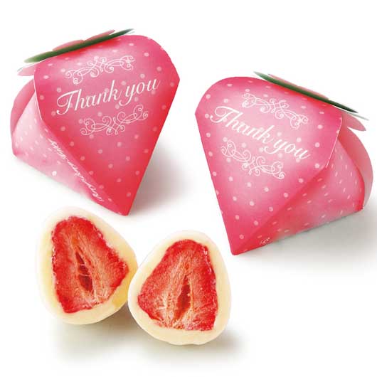 【プチギフト 200円】 まるごと苺ピュアショコラ（単品）
ありがとう かわいい いちご 販促品 景品 大量 チョコ 人気 お菓子画像3