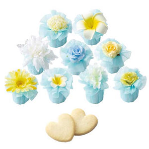  【プチギフト 300円】 プルメリアハート単品
結婚式 オブジェ お花 お菓子 かわいい ブルー お礼 お土産 感謝