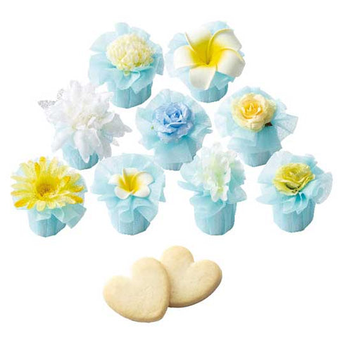  【プチギフト 300円】 プルメリアハート単品
結婚式 オブジェ お花 お菓子 かわいい ブルー お礼 お土産 感謝