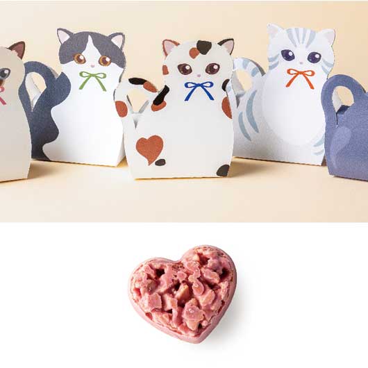 【プチギフト 300円】ニャンクス （クランチ）
結婚式 産休 退職 お菓子 おしゃれ 個包装 大人数 美味しい お礼の品 ありがとう ちょっとしたお礼 職場画像4