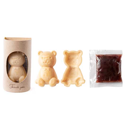  【プチギフト 300円】テディもなかよし！
結婚式 産休 退職 お菓子 おしゃれ 個包装 大人数 お礼の品 ありがとう ちょっとしたお礼 職場