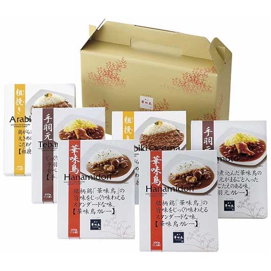  博多華味鳥 カレーセット 6食入