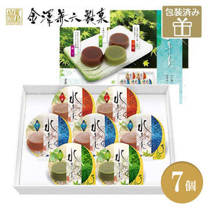 ゆぅか7個セット 金澤兼六製菓】7個水羊羹ギフト 32 モモフク