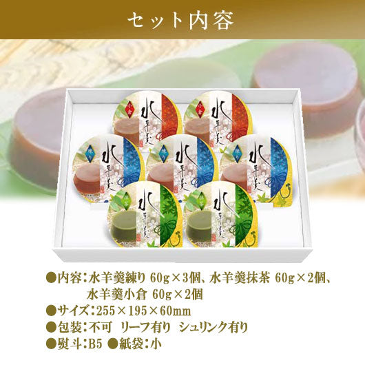 金澤兼六製菓】7個水羊羹ギフト 32 モモフク