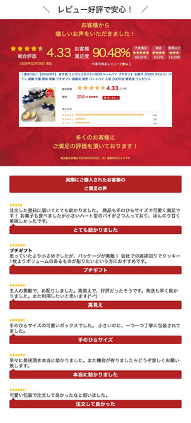 【プチギフト 200円】エレガンスネイビーＢＯＸハートパイ
上品　ネイビーリボン　ありがとう　ハート
パイ　退職　結婚式　ご挨拶　かわいい　画像5