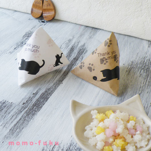 【プチギフト 200円】ネコちゃんテトラ（金平糖）
結婚式 引き出物 お菓子 金平糖 イラスト 猫 ありがとう ギフト かわいい おしゃれ画像3
