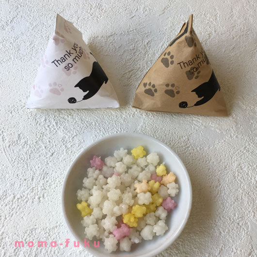 【プチギフト 200円】ネコちゃんテトラ（金平糖）
結婚式 引き出物 お菓子 金平糖 イラスト 猫 ありがとう ギフト かわいい おしゃれ画像4