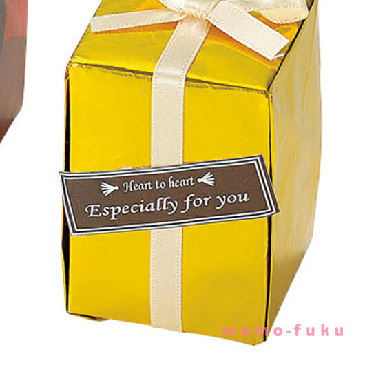 【プチギフト 350円】ブリリアント・ローゼ（ハートパイ）単品
結婚式２次会 パーティー ありがとう お菓子 おしゃれ 華やか 赤 ゴールド画像4