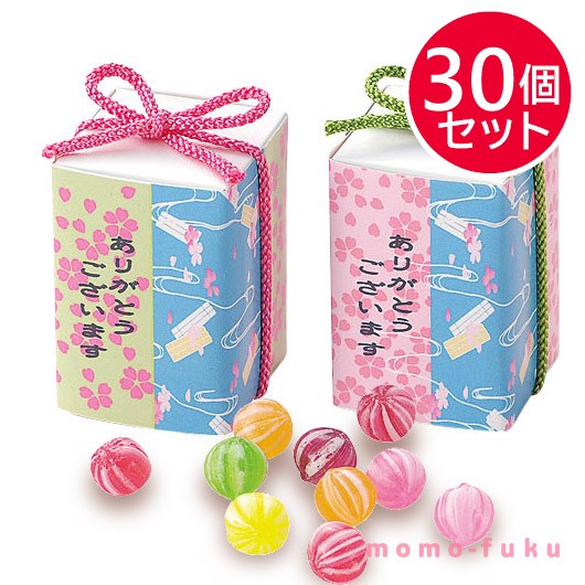 【プチギフト 300円】 桜手まり
和風 かわいい ありがとう お菓子 2種 小箱 手まり飴 カラフル 結婚式 記念品