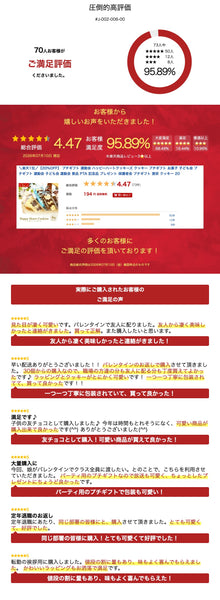 【プチギフト 200円】ハッピーハートクッキーズ
プレゼント 焼き菓子 お礼 ありがとう 退職 異動 産休 お返 ノベルティー 景品 イベント 挨拶 催し物 販促 記念品画像9