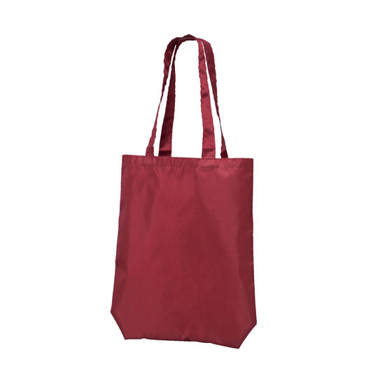 プレント／ポケットインエコバッグ　ダークレッド画像2