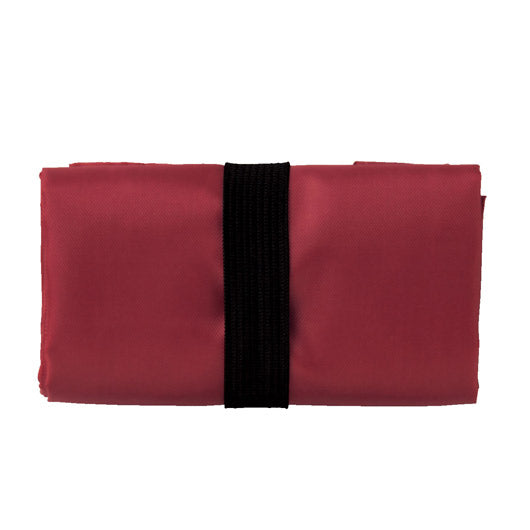 プレント／ポケットインエコバッグ　ダークレッド画像3