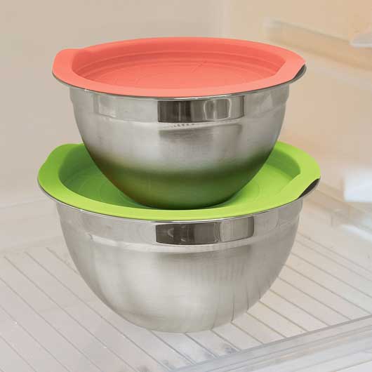 ソピー／フタ付ステンレスボウル２個セット画像6