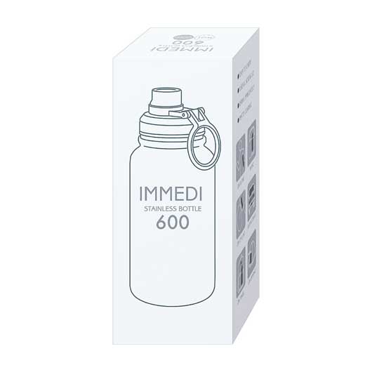 イミディ／ステンレスボトル６００ｍｌ■ホワイト画像2