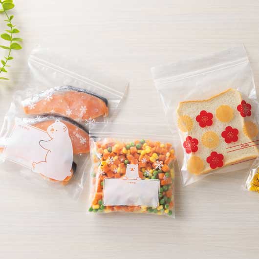 笑門来福／フリーザーバッグ８枚セット画像4