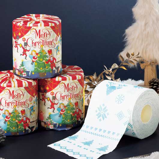 【100個単位】メリークリスマス／トイレットロール画像2