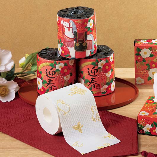 【100個単位】迎春／干支トイレットロール画像2
