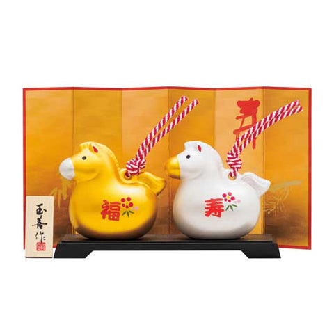  開運干支　金銀土鈴　午