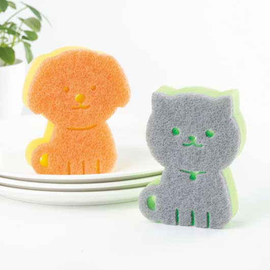 わんにゃんキッチンスポンジセット画像3