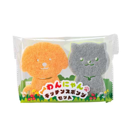 わんにゃんキッチンスポンジセット画像3