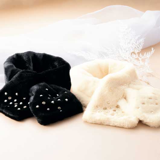  ビジューファーマフラー