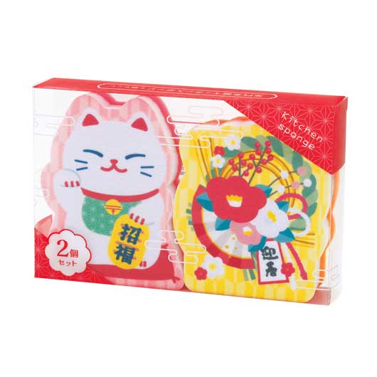 笑門来福／キッチンスポンジ２個セット画像4