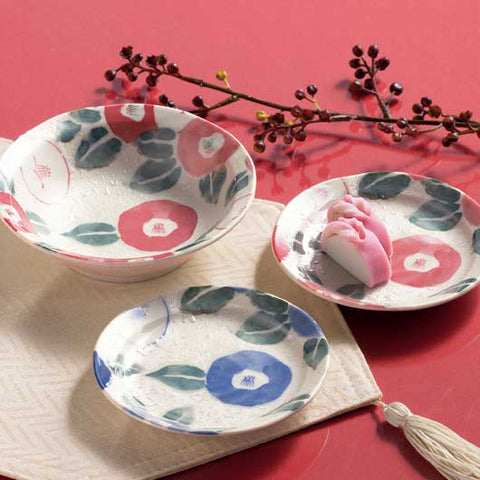  きらめき椿／小皿