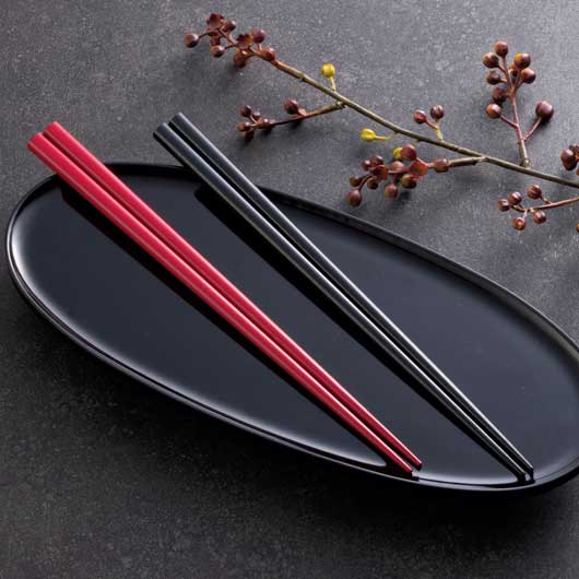 和膳若狭塗箸１膳　黒画像2