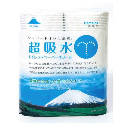  Bambina 超吸水トイレットロール　４ロール
