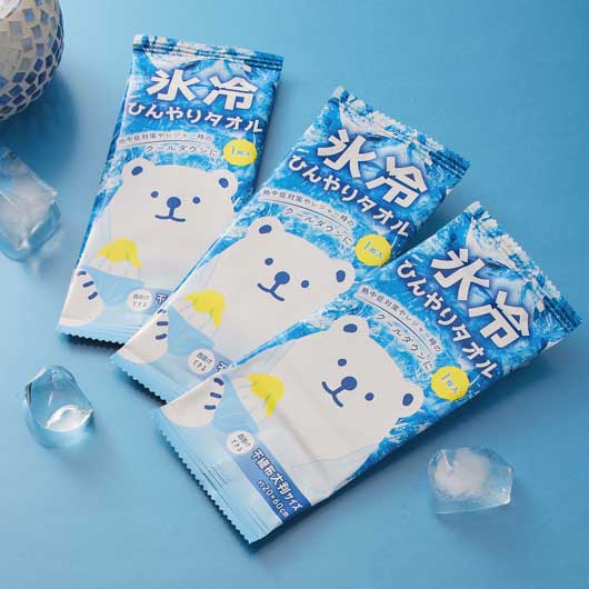  氷冷ひんやりタオル