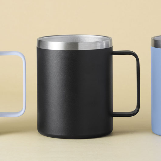 ランジュ／真空ステンレスマグカップ４５０ｍｌ□ブラック画像2