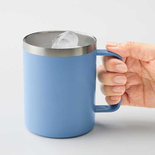 ランジュ／真空ステンレスマグカップ４５０ｍｌ□ブルー画像2