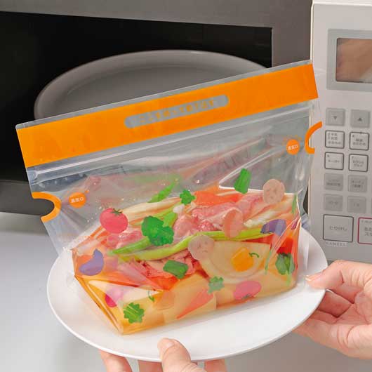 クッピ／レンジで簡単調理スチームバッグ５枚入画像2