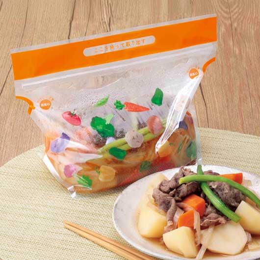 クッピ／レンジで簡単調理スチームバッグ５枚入画像4