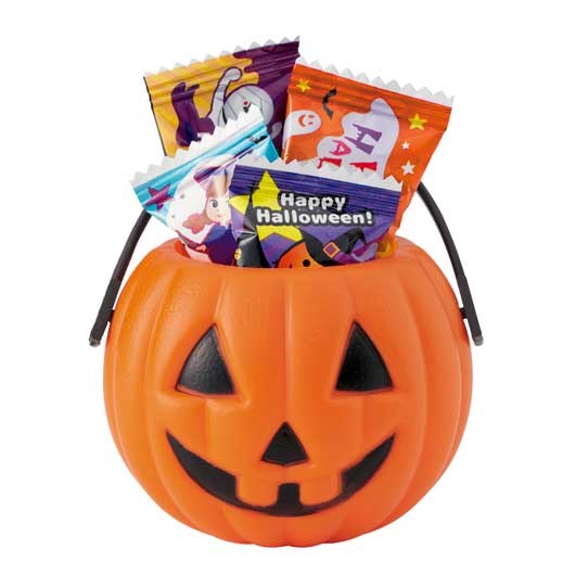  【120個単位】ハロウィンミニバケツ（キャンディ５個入）