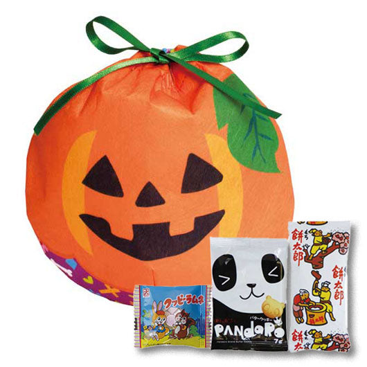  【60個単位】ハロウィン巾着　お菓子３点セット
